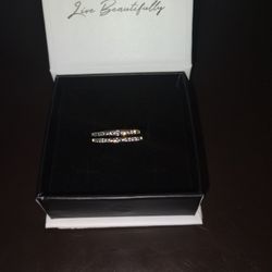 Cate And Chloe Earrings 18k White Gold Plated Hoop Earrings With Simulated Diamond  Crystals