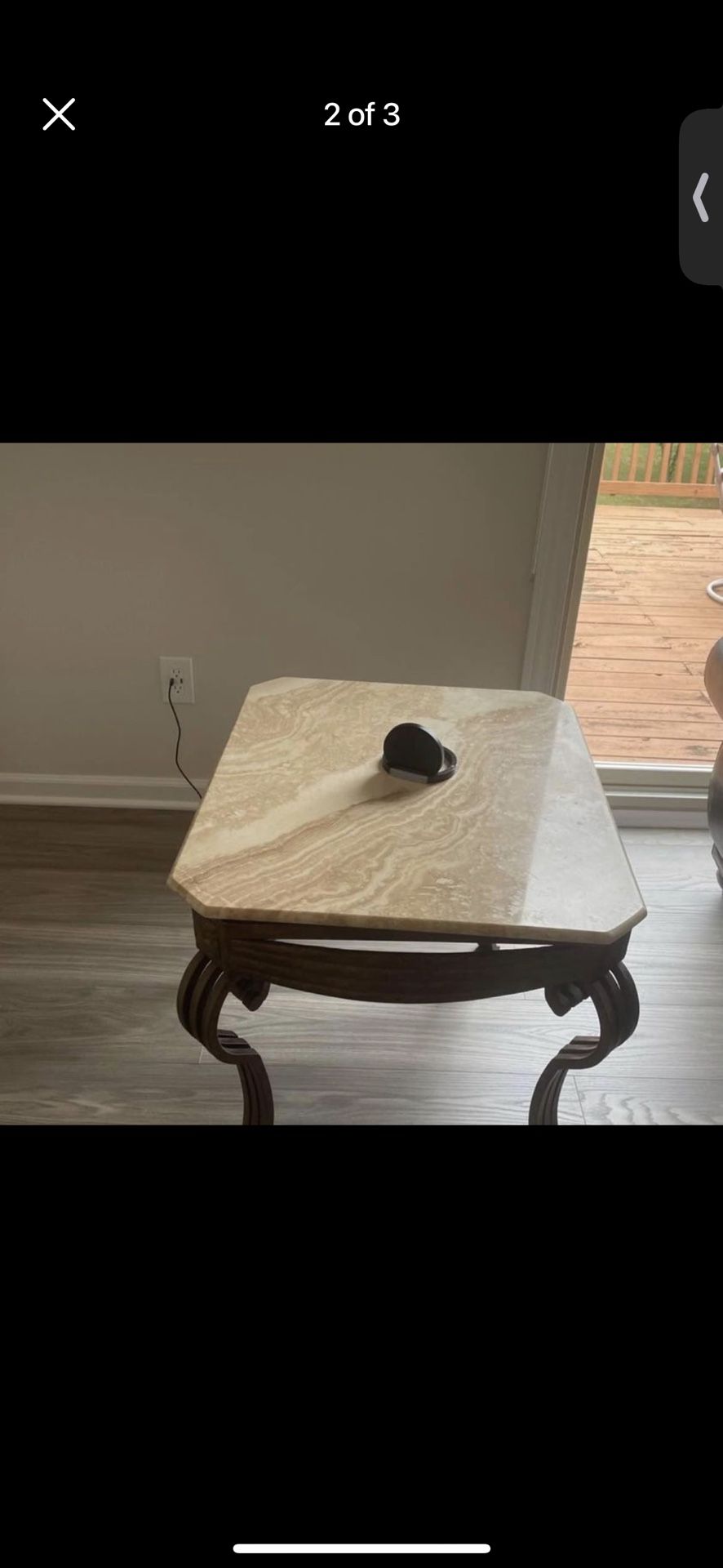 Marble Coffee Table And End Table