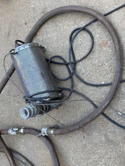 Sump Pump (hose included)  Barnes Sfu 1 hp 230 v fountain pump