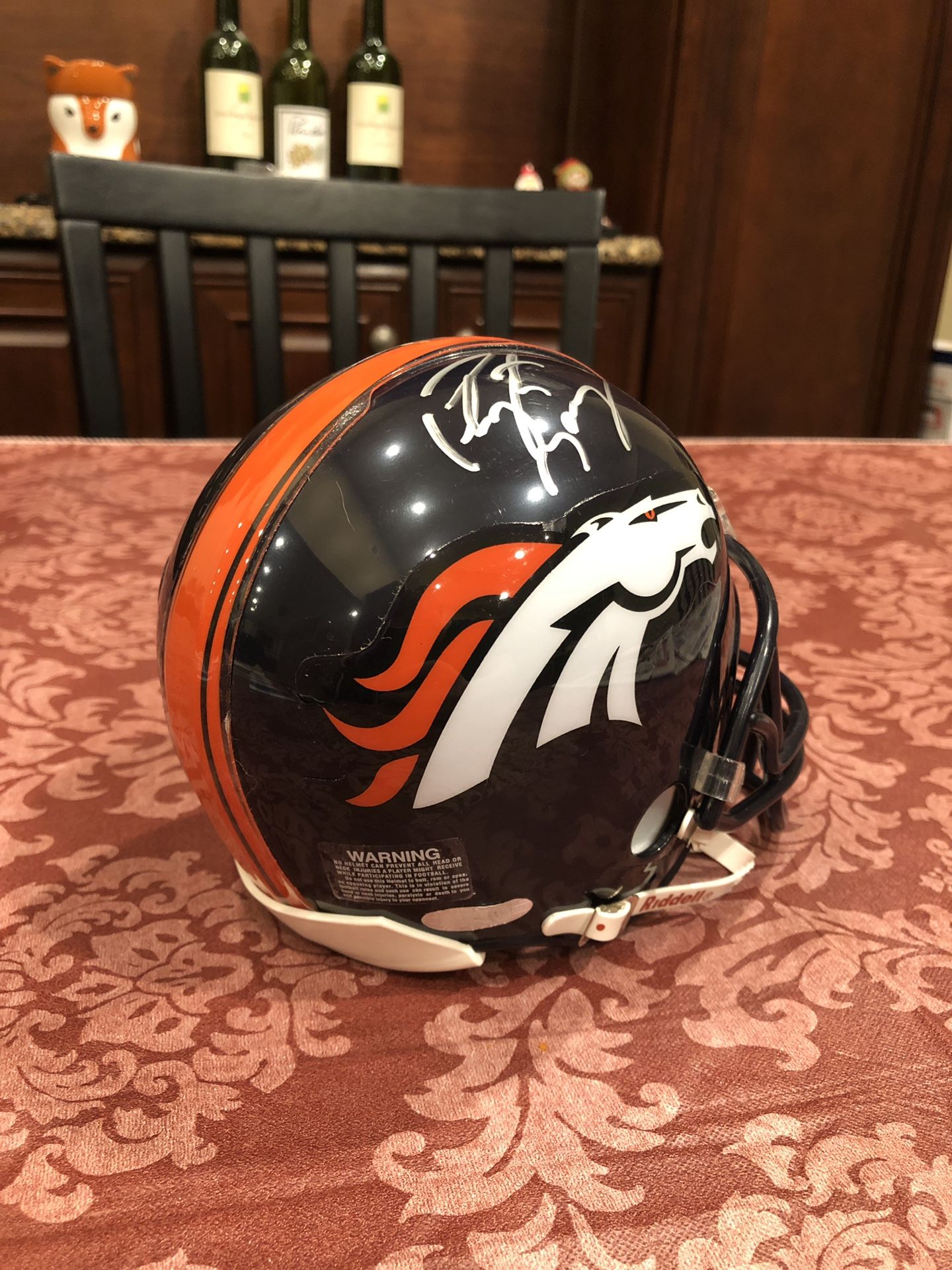 Peyton Manning signed mini helmet. STEINER! for Sale in Massapequa, NY -  OfferUp