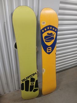 Burton snowboards