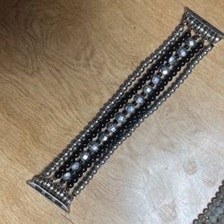 Custom Apple Watch Band Hematite 