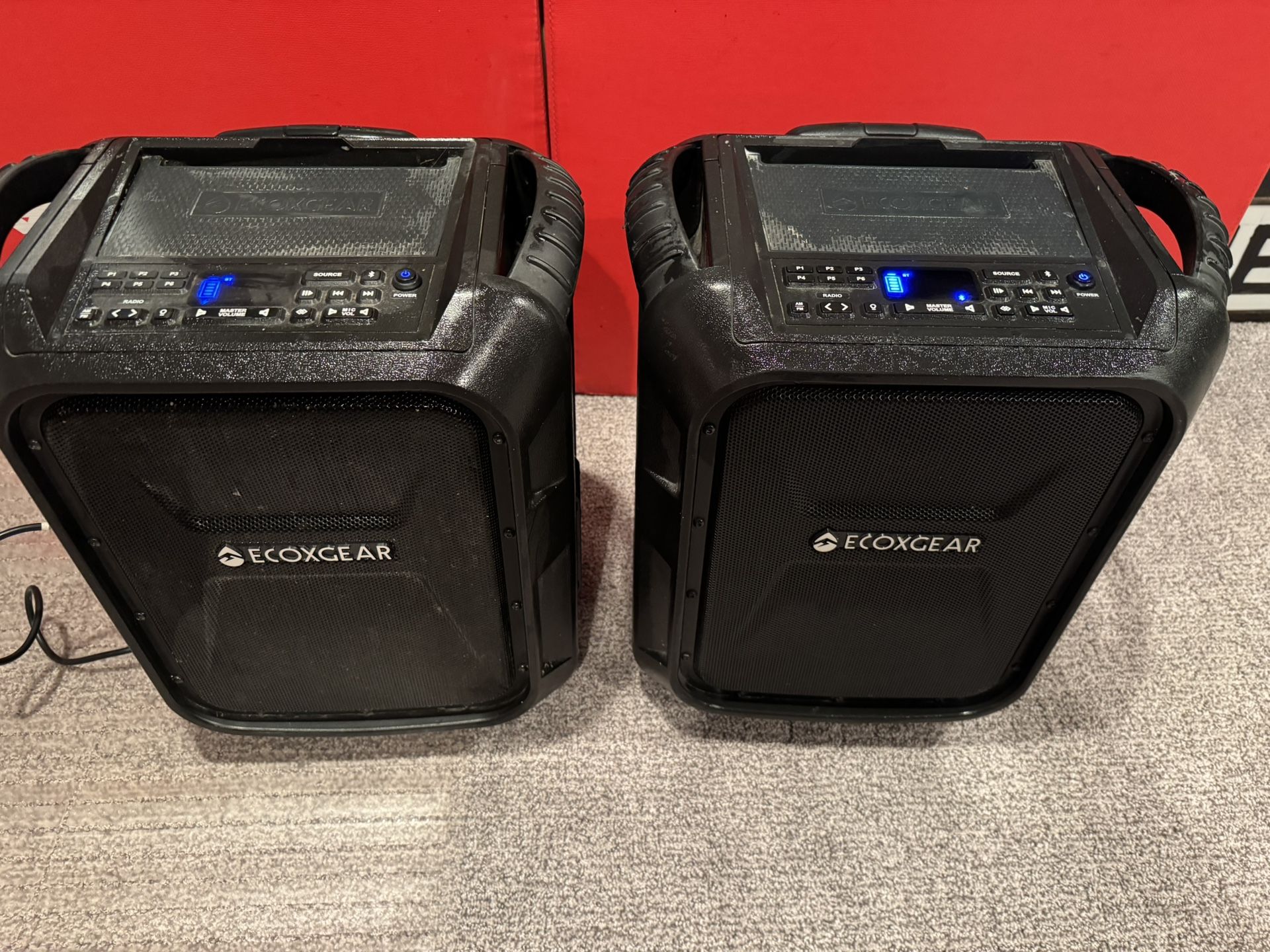 Ecoxgear Ecoboulders - Pair Of Suitcase Bluetooth Speakers