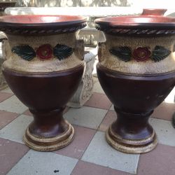 New Flower Pots Made Out Of Clay Beautiful Yard Decoration 