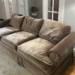 FREE Gorgeous, Velvet Sofa. Beautiful Mocha Color