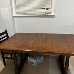 Wood Coffee Table / Dining Table, Solid & Stylish