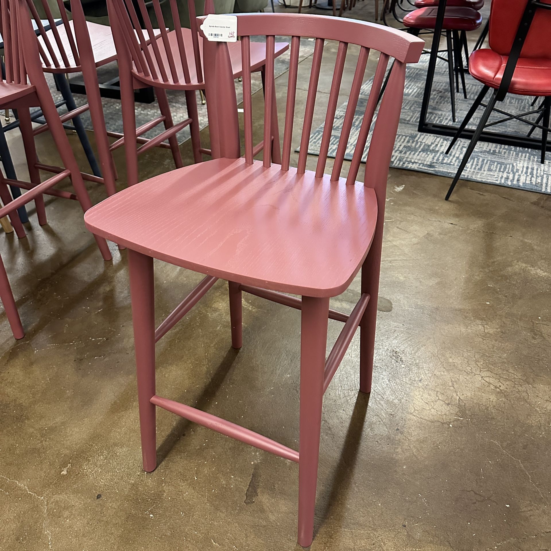 Spindle Back Counter Stool