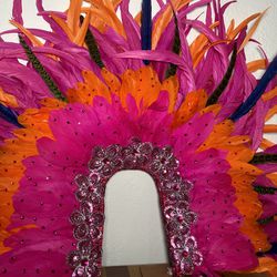 Feather Carnival Headpiece 