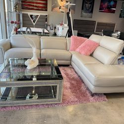 Modern Power Reclining Sectional Huge End Of March Sale Also Available In Black And White 