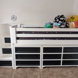 Pottery Barn Twin Loft Bed