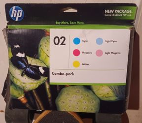 HP Photosmart 02 Ink Combo Pack-5 Cartridges (cyan, light cyan, magenta, light magenta & yellow)
C5150, C5180, C6150,  C6180, C6240, C6250, C6280, C7