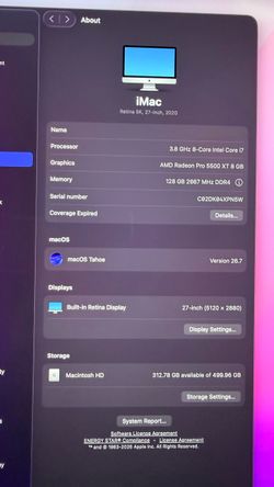 GOOD IMAC FOR $600
