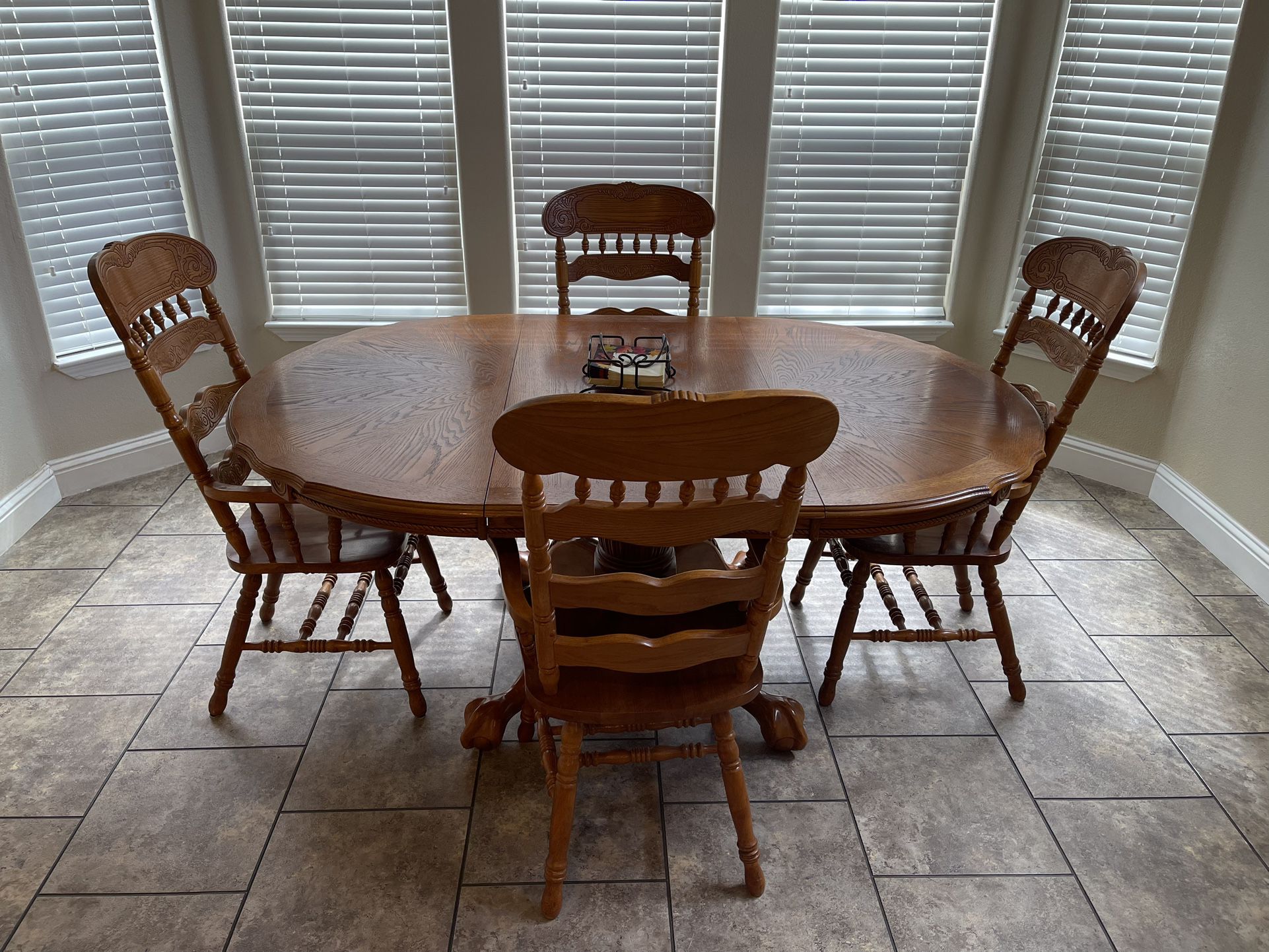 Dining Room Table Set With 4 Chairs