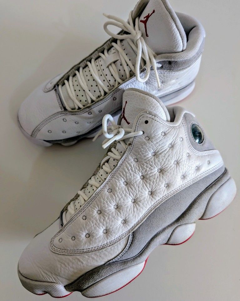 Nike Air Jordan 13 Retro (414571-150) Wht/Grey size 8 