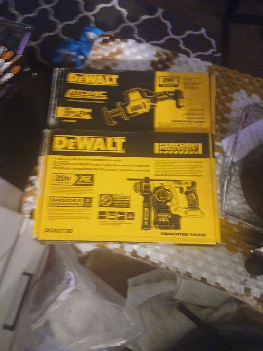 Dewalt 20v Max XR 1" SDS ROTARY HAMMER/ RECIPROCATING SAW