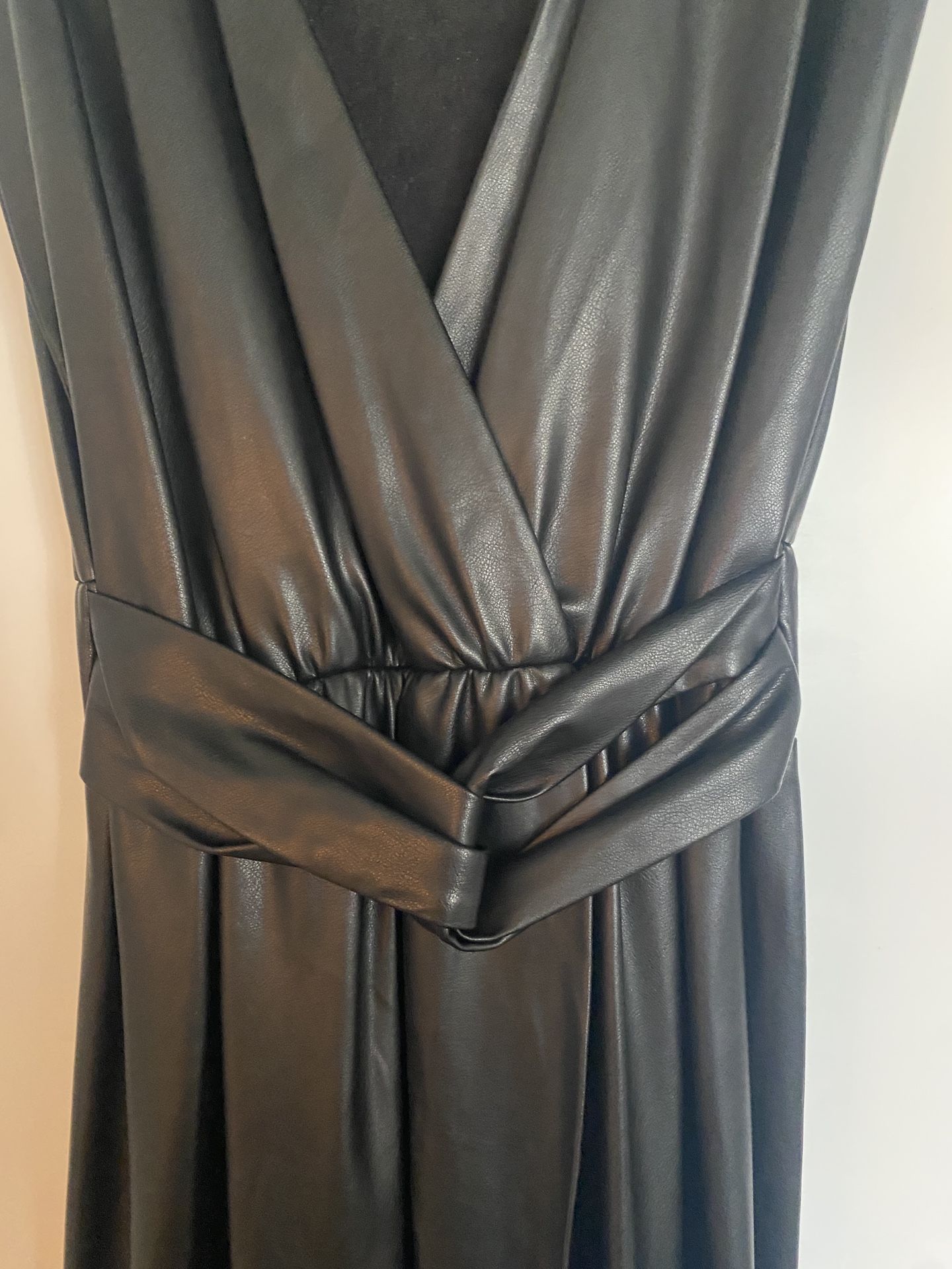 Zara Faux Leather Dress