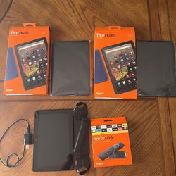 Bundle:  3 Amazon Fire Tablets & 1 Amazon Fire Stick