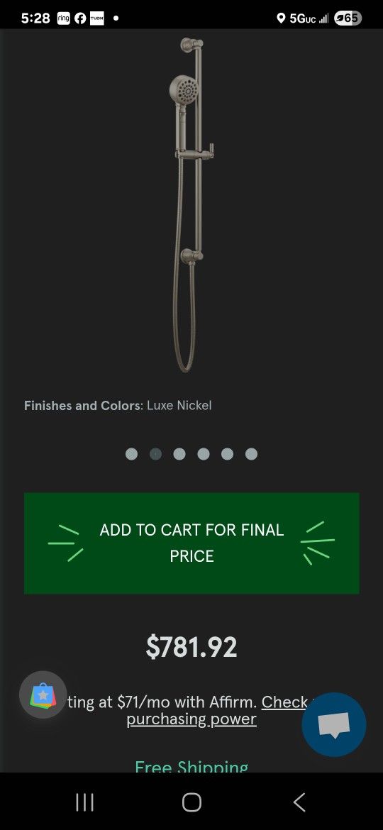 Vrizo Shower Heat Con Barra