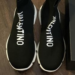 Apollo Black Slip Sneakers Sz 10.5