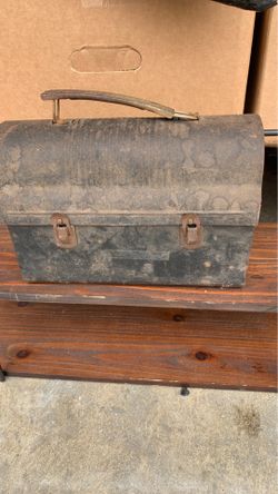 Vintage metal lunch box