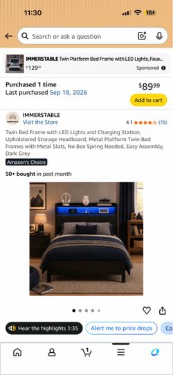 2  Twin bed frames