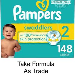 Swaddlers Size 2 Pampers Pañales Diapers 