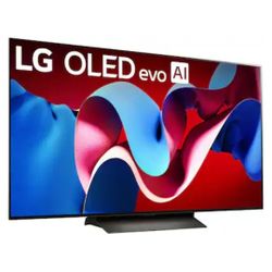 LG 77 Inch Class OLED evo C4 Series Smart TV 4K Processor