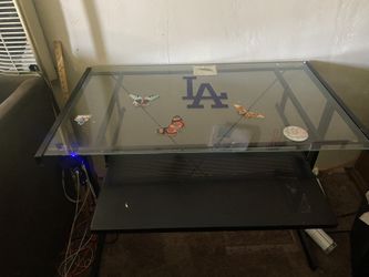 Glass Desk 