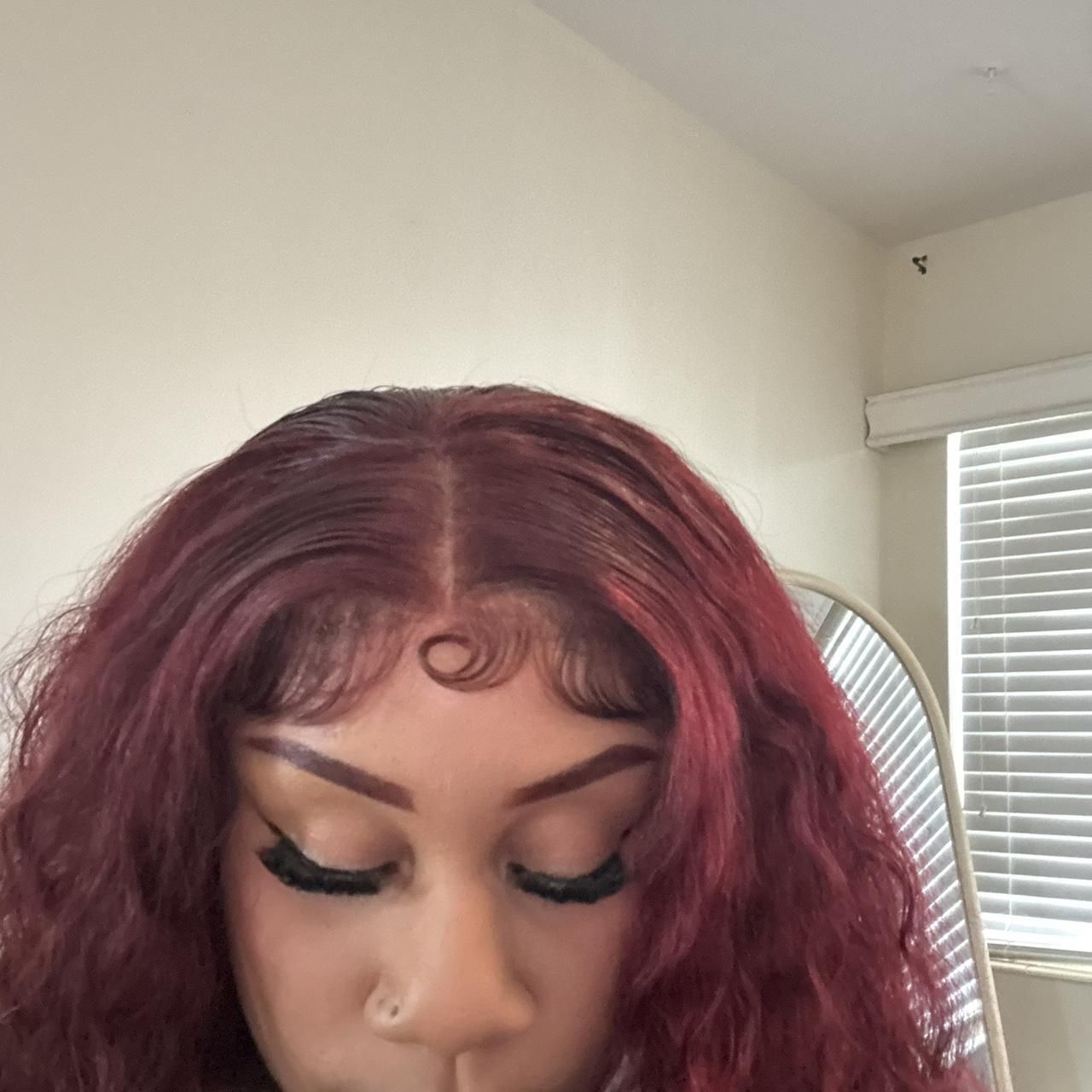 Women's Burgundy and Red Hair-accessories