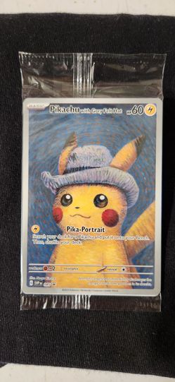 Pikachu (Pika-Portrait) Van Gogh Card