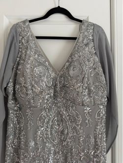 Silver Sequin Dress