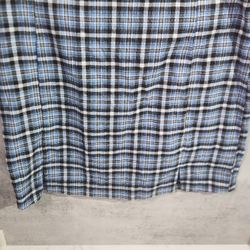 Love On A Hanger Blue & Black Plaid Mini Skirt – Size 9