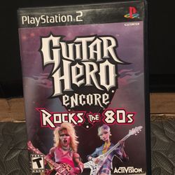 Guitar Hero Rocks The 80’s Ps2