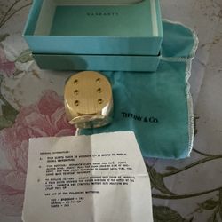 Tiffany & Co Dice Clock Paperweight 