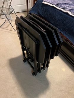 Folding End Tables - Set of 4 - Great Condition