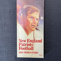 1982 Patriots Media Guide