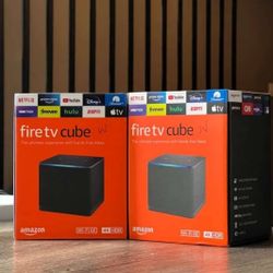 Amazon Fire TV Cube 3rd Gen Streaming With 4K Ultra HD Wi-Fi 6E