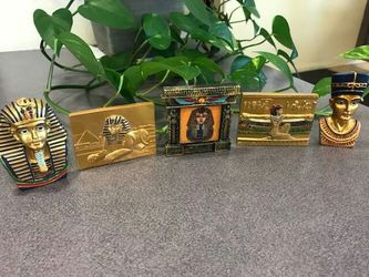 Miniature King Tut Artifacts.