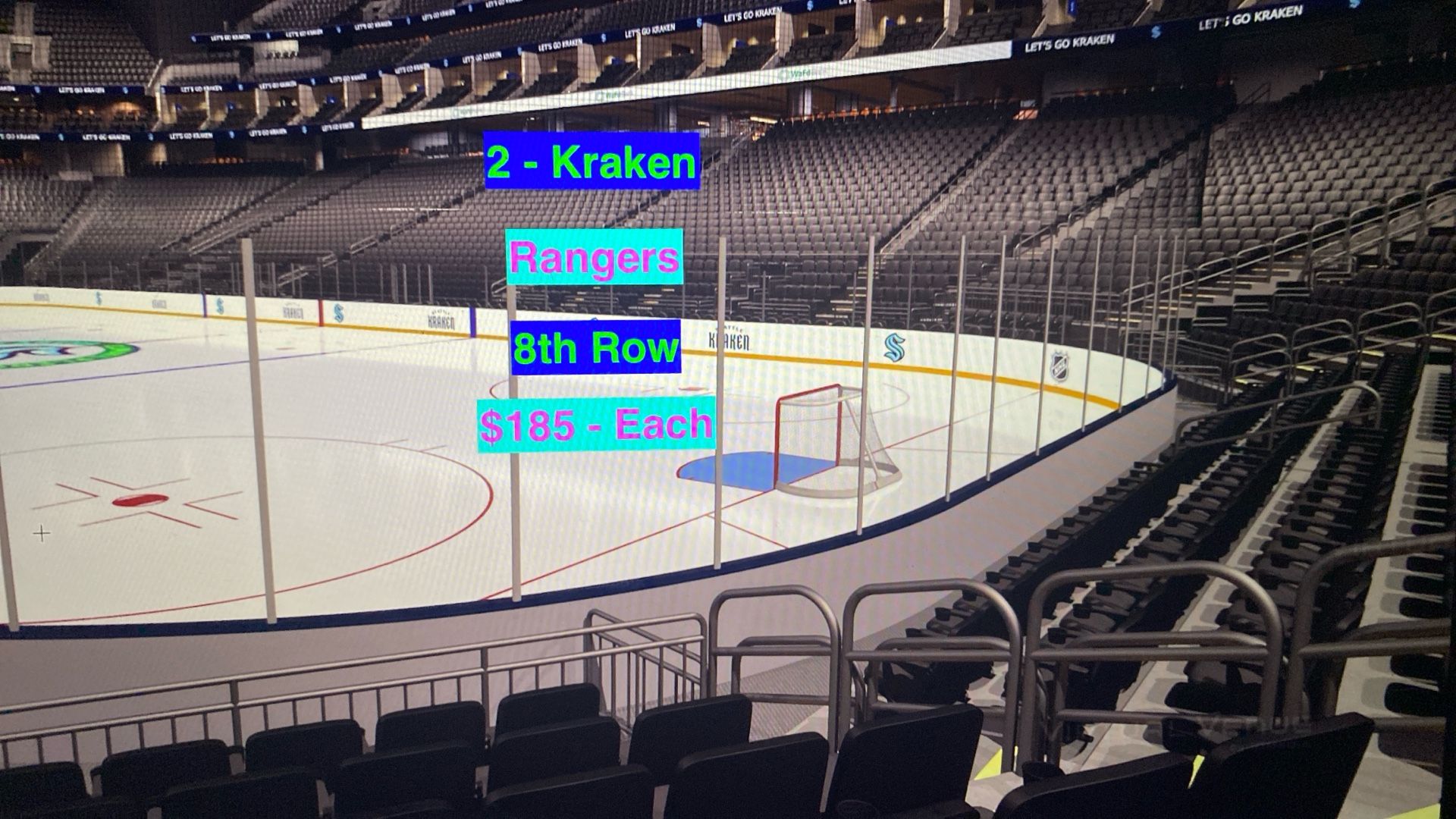Kraken Rangers Tickets