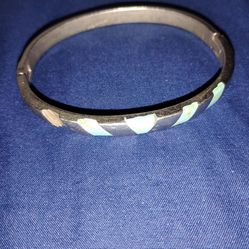 Turquoise silver bracelet