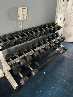 Dumbbell at 5-55lb pairs