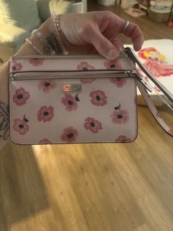 Kate Spade Floral Wristlet Clutch