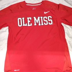 Nike Ole Miss Long Sleeve Medium Dri-FIT Shirt
