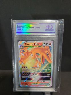 Charizard Vstar Crown Zenith #19 CC&G 10