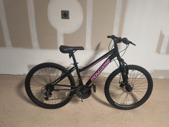 Gently Used Mongoose Excursion Girls' 24" Mountain Bike - Black