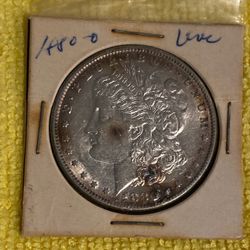 1880 O Micro O Morgan Silver Dollar AU*
