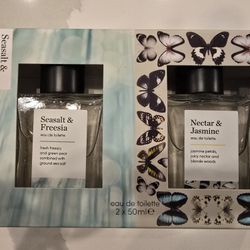 M&S COLLECTION Nectar &Jasmine and Seasalt & Freesia Perfume Duo