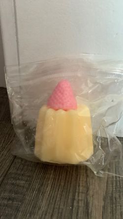 Strawberry pudding squishy