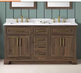 BRAND NEW 60” double sink BATHROOM VANITY NEW