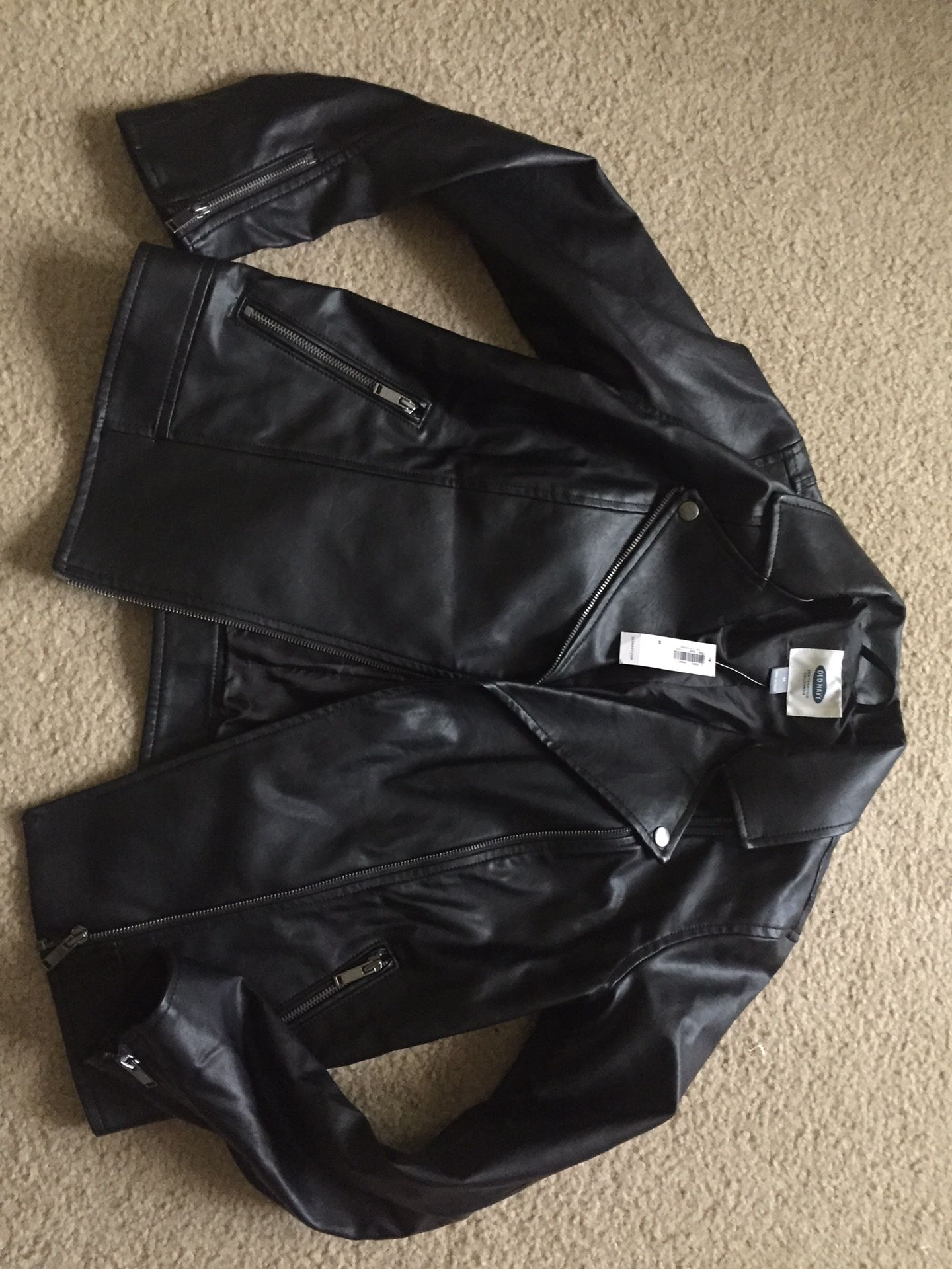 Old navy faux leather jacket